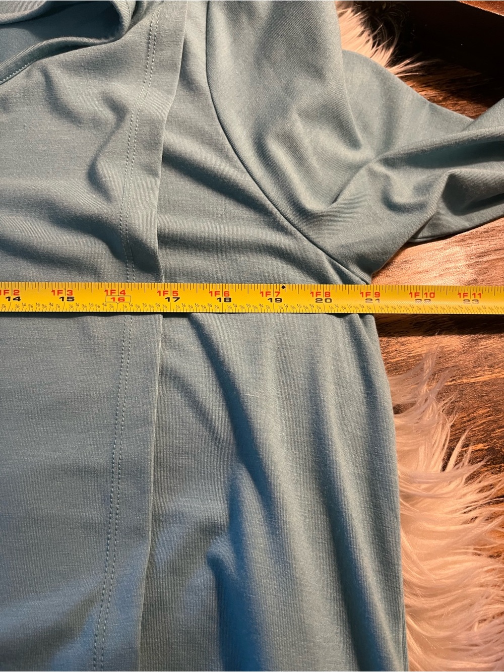 Soft Surroundings Seafoam Long Sleeve Scoop Neck Top - Picture 12 of 13